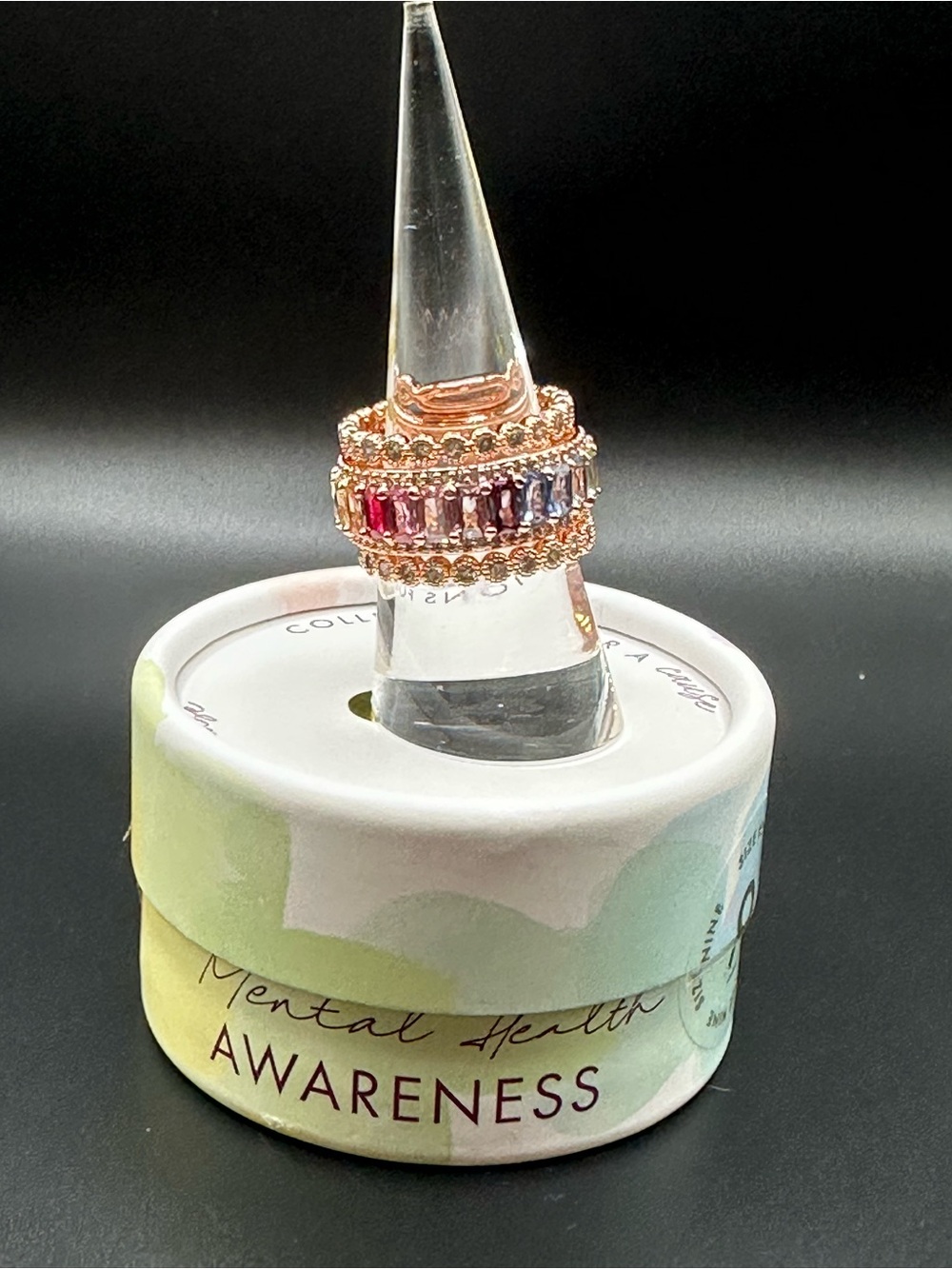 BP “Let’s Be Human Together” Ring Stack Size 9 NIB RBP7159